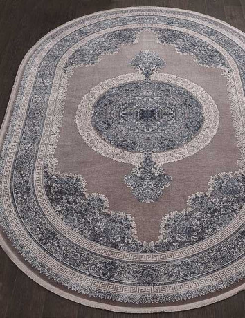 Турецкий ковер SALVATORE-5401A-GRI-GRI-OVAL
