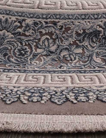 Турецкий ковер SALVATORE-5401A-GRI-GRI-OVAL