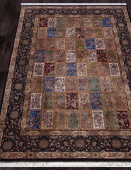 Иранский ковер QUM-611-NAVY-STAN