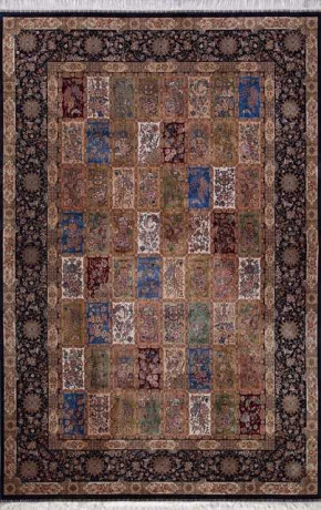 Иранский ковер QUM-611-NAVY-STAN