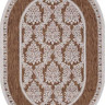 Ковёр VEGAS-S001-BROWN-CREAM-OVAL