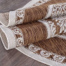 Ковёр VEGAS-S001-BROWN-CREAM-OVAL