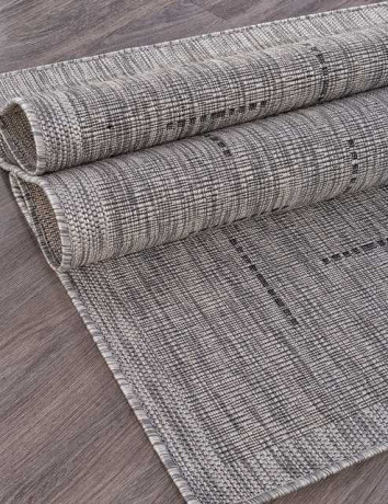 Ковёр VEGAS-S008-GRAY-BLACK-STAN