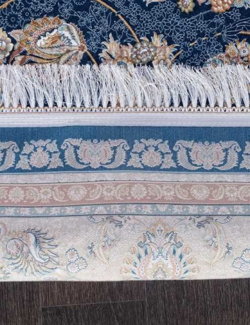 Иранский ковер FARSI 1500 G136-DARK-BLUE-STAN