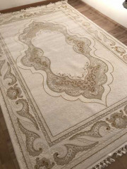 Турецкий ковер HUNKAR-8165-BEYAZ-BEYAZ-STAN