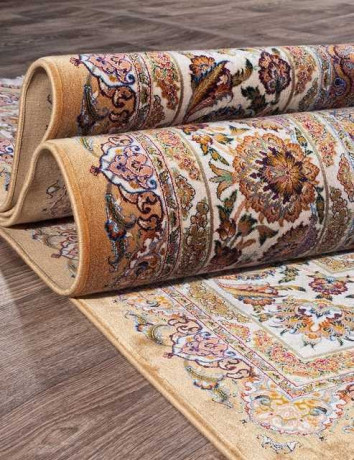 Иранский ковер QUM-617-BEIGE-STAN