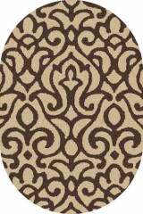 Овальный ковер PLATINUM T627 BEIGE