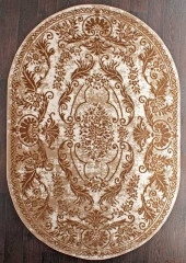 Турецкий ковер STYLE-Q8738-070-BEIGE-OVAL