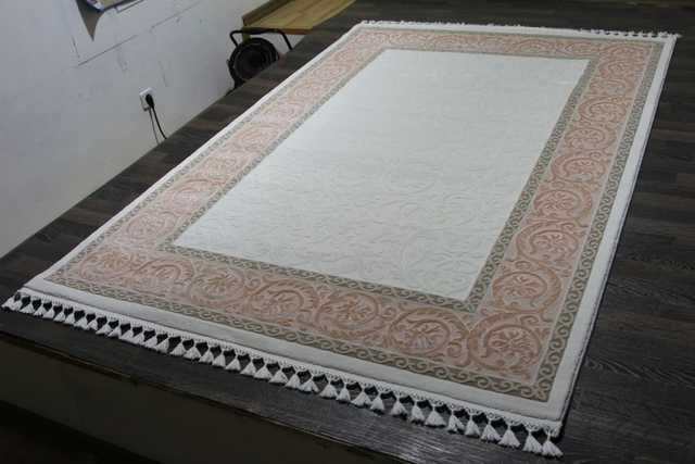 Турецкий ковер HUNKAR-D6514A-BEYAZ-BEYAZ-STAN