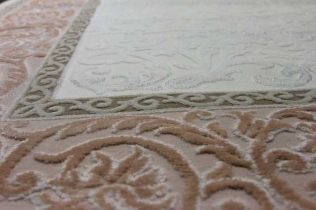 Турецкий ковер HUNKAR-D6514A-BEYAZ-BEYAZ-STAN