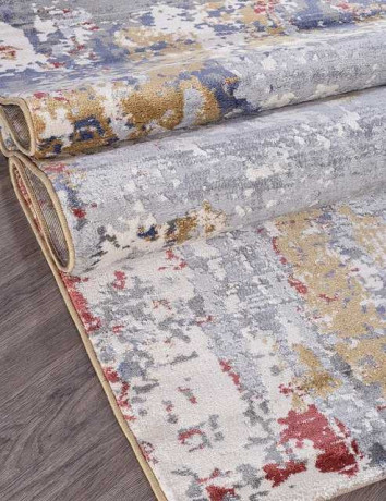 Турецкий ковер MARDAN-5045A-COKEN-D-GREY-YELLOW-STAN