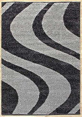 Прямоугольный ковер PLATINUM T617 GRAY-BLACK