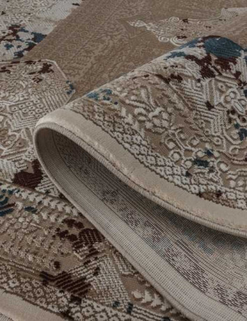 Турецкий ковер QUANTUM-03010B-BROWN-BROWN-OVAL