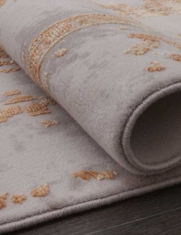 Турецкий ковер JADORE-0651E-L-GREY-COKME-L-GRE-STAN