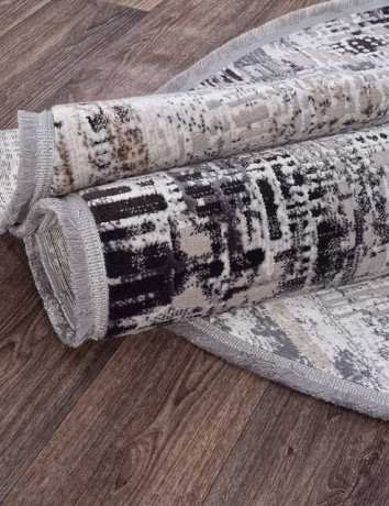 Турецкий ковер ROXANNE-17104-L-GREY-D-GREY-OVAL