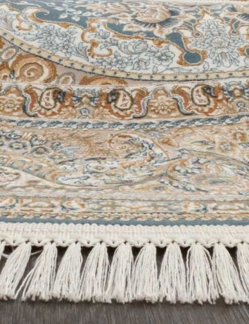 Иранский ковер FARSI 1200 146-LIGHT-BLUE-OVAL