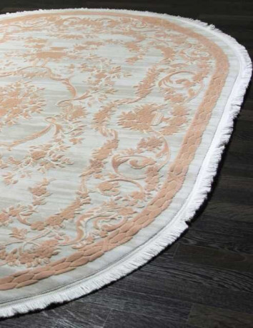 Турецкий ковер TRUVA-08330P-PINK-PINK-OVAL