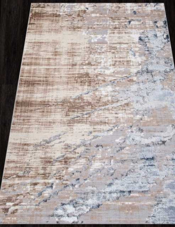 Турецкий ковер PERU-D038A-D-GREY-SHIRINK-BLUE-FDY-STAN