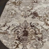 Турецкий ковер QUANTUM-03011B-BROWN-BROWN-OVAL