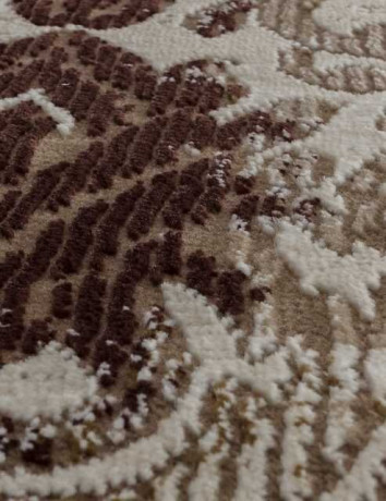 Турецкий ковер QUANTUM-03011B-BROWN-BROWN-OVAL