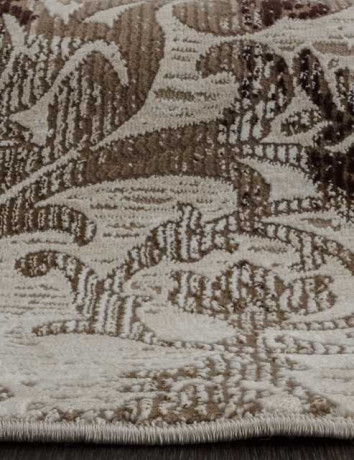 Турецкий ковер QUANTUM-03011B-BROWN-BROWN-OVAL