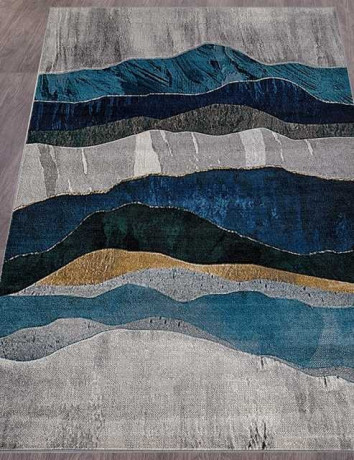 Ковёр LONDON-D826-GRAY-BLUE-STAN