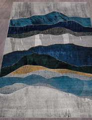 Ковёр LONDON-D826-GRAY-BLUE-STAN