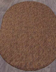 Ковёр VEGAS-S112-BROWN-OVAL