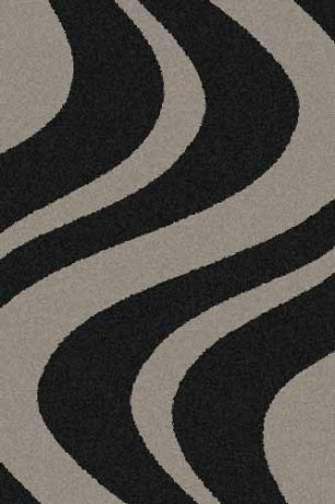 Прямоугольный ковер PLATINUM T617-BLACK-GRAY
