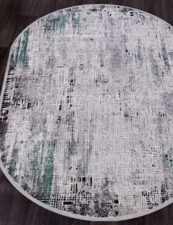 Турецкий ковер ROXANNE-17132-L-GREY-D-GREY-OVAL