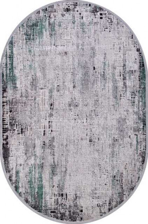 Турецкий ковер ROXANNE-17132-L-GREY-D-GREY-OVAL