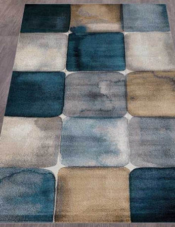 Ковёр LONDON-D831-GRAY-BLUE-STAN