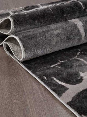 Турецкий ковер TEMPO-0101QB-C-POLY-L-GREY-D-GREY-STAN