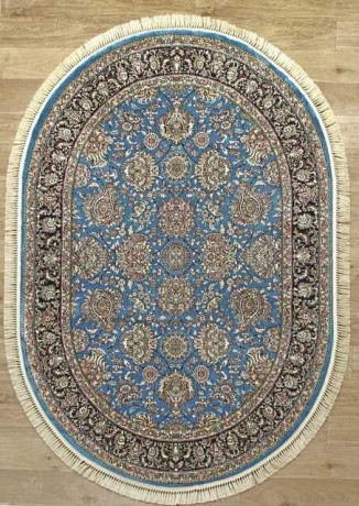 Турецкий ковер BROOKLYN-08613L-TURQUOISE-TURQUOIS-OVAL