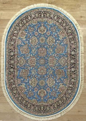 Турецкий ковер BROOKLYN-08613L-TURQUOISE-TURQUOIS-OVAL