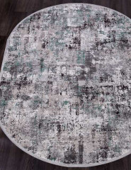 Турецкий ковер ROXANNE-17134-L-GREY-D-GREY-OVAL