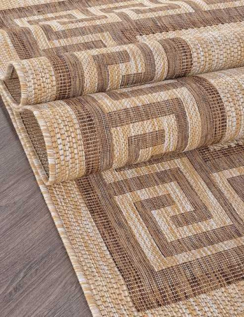 Ковёр VEGAS-S002-BEIGE-BROWN-STAN