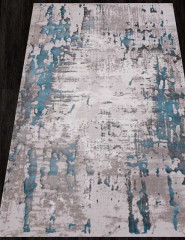 Турецкий ковер TEMPO-0101TA-GREY-L-BLUE-STAN