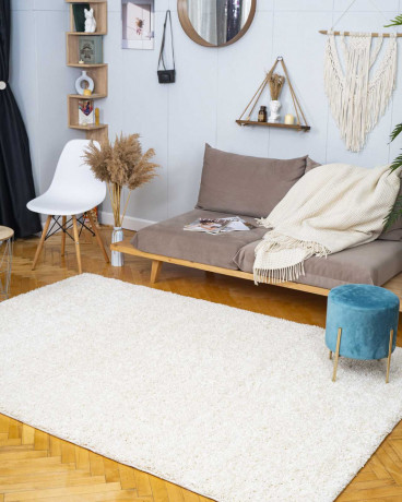 Ковёр СУПЕР ШАГГИ Белый