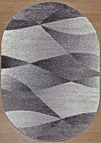 Овальный ковер PLATINUM T636 GRAY