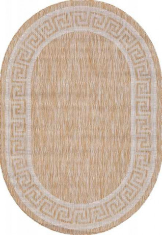 Ковёр VEGAS-S002-BEIGE-OVAL