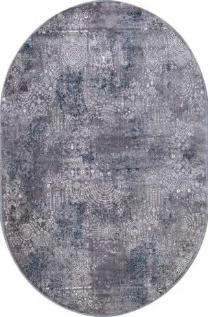 Турецкий ковер SATINE-S106B-KOYU-GREY-COKEN-BLUE-OVAL