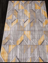 Турецкий ковер TEMPO-0131QA-YELLOW-L-GREY-STAN