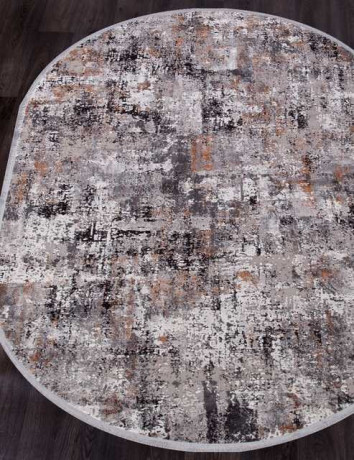 Турецкий ковер ROXANNE-17163-L-GREY-D-GREY-OVAL