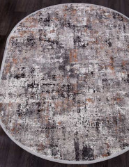 Турецкий ковер ROXANNE-17163-L-GREY-D-GREY-OVAL