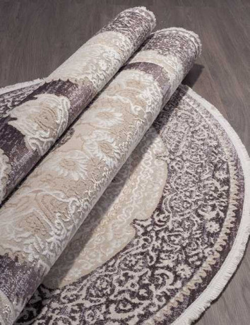 Ковёр MOROCCO-D763-PURPLE-OVAL