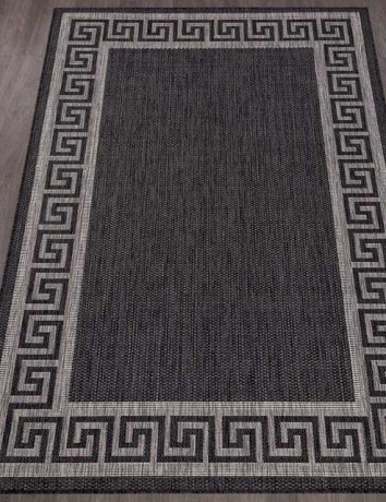 Ковёр VEGAS-S002-BLACK-GRAY-STAN