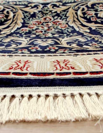 Турецкий ковер BROOKLYN-08615T-BLUE-BLUE-OVAL