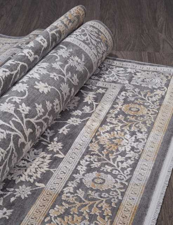 Турецкий ковер MILANO-20403B-D-GREY-L-YELLOW-STAN