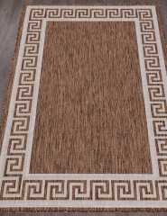 Ковёр VEGAS-S002-BROWN-CREAM-STAN